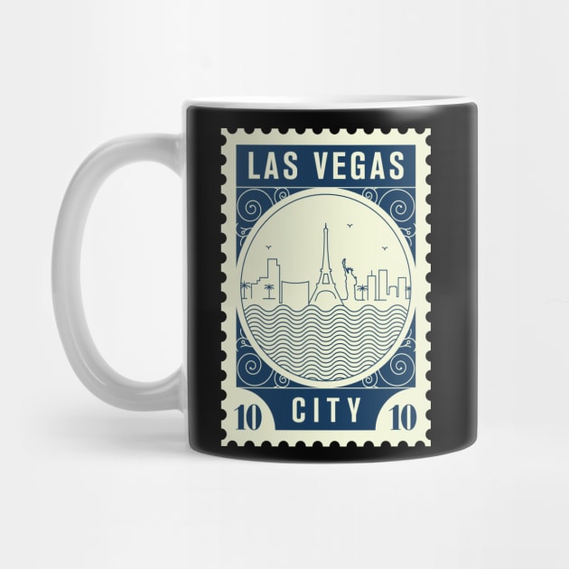 Las Vegas Stamp Design by kursatunsal